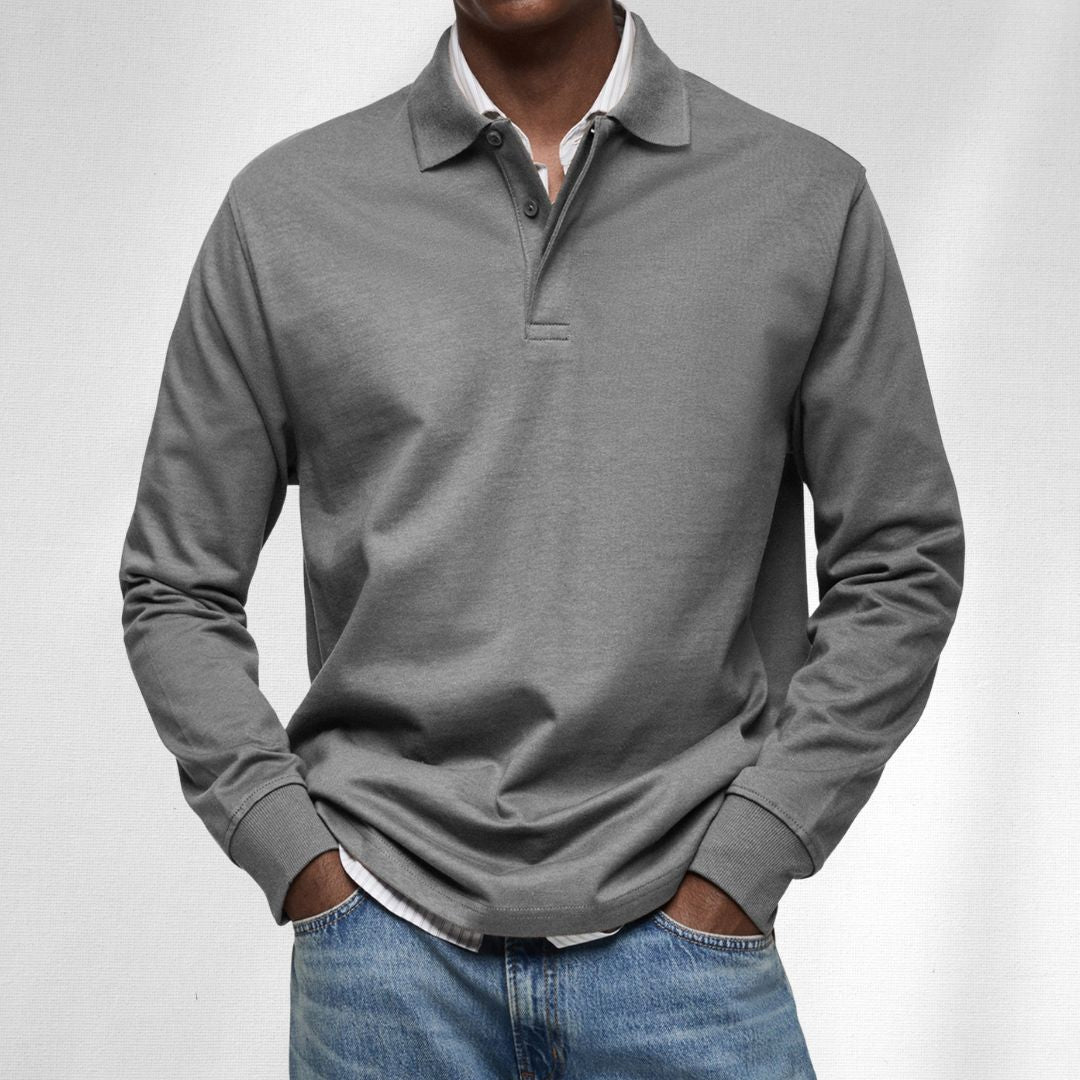 Alexandre Casual Long Sleeve Polo