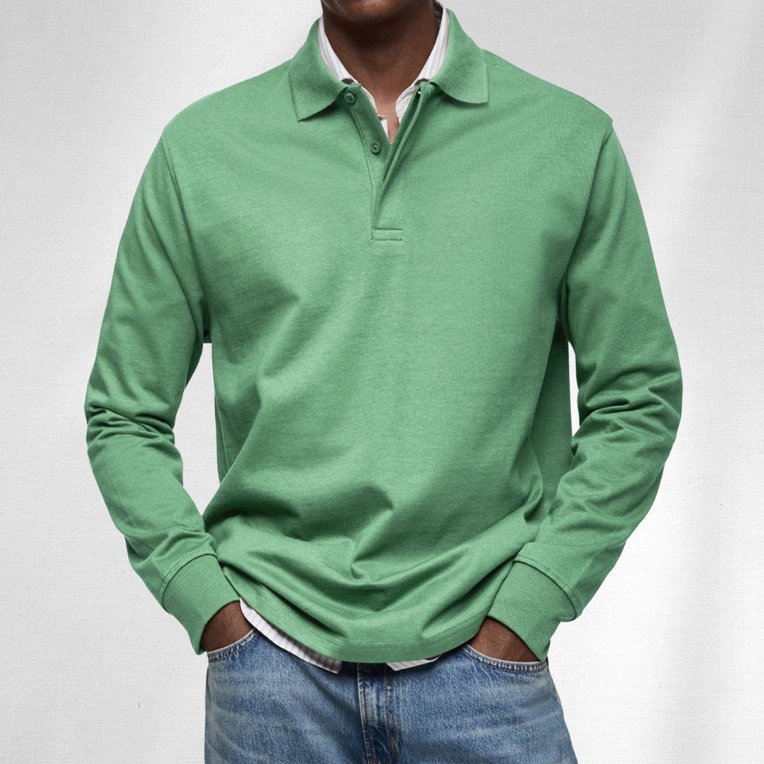 Alexandre Casual Long Sleeve Polo