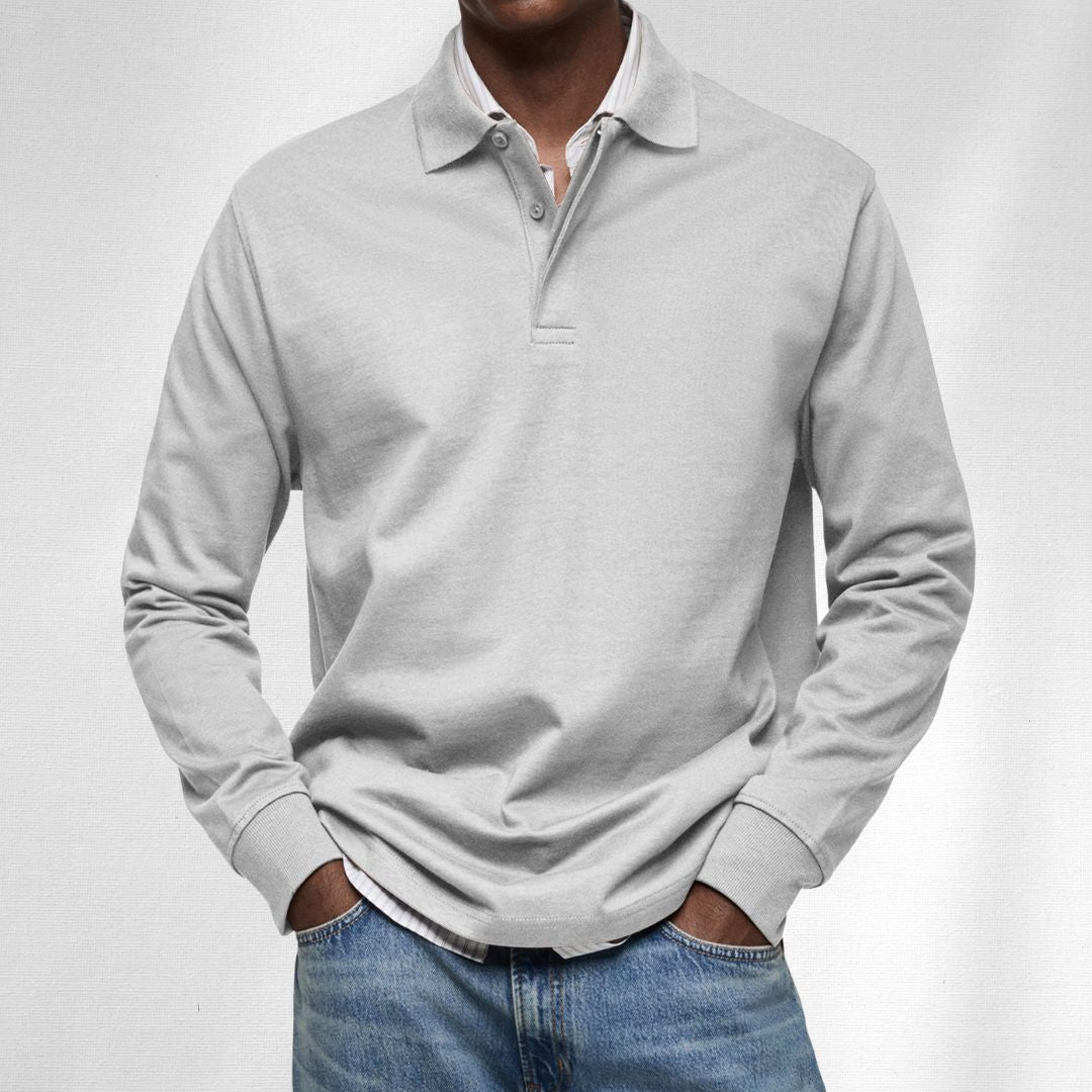 Alexandre Casual Long Sleeve Polo