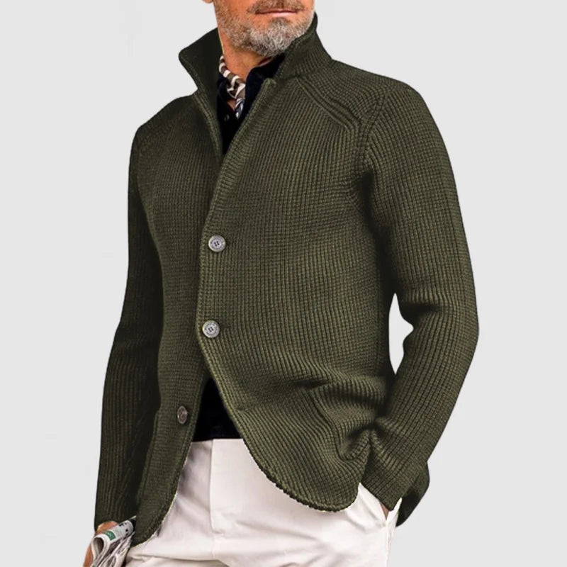 DENNIS RETRO KNITTED CARDIGAN