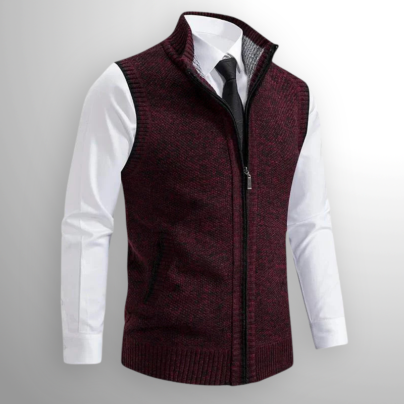 HARRISON FULL-ZIP SWEATER VEST