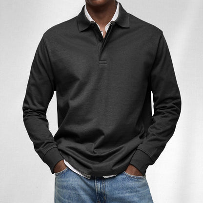 Alexandre Casual Long Sleeve Polo