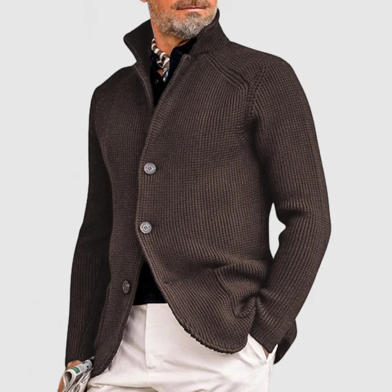 DENNIS RETRO KNITTED CARDIGAN