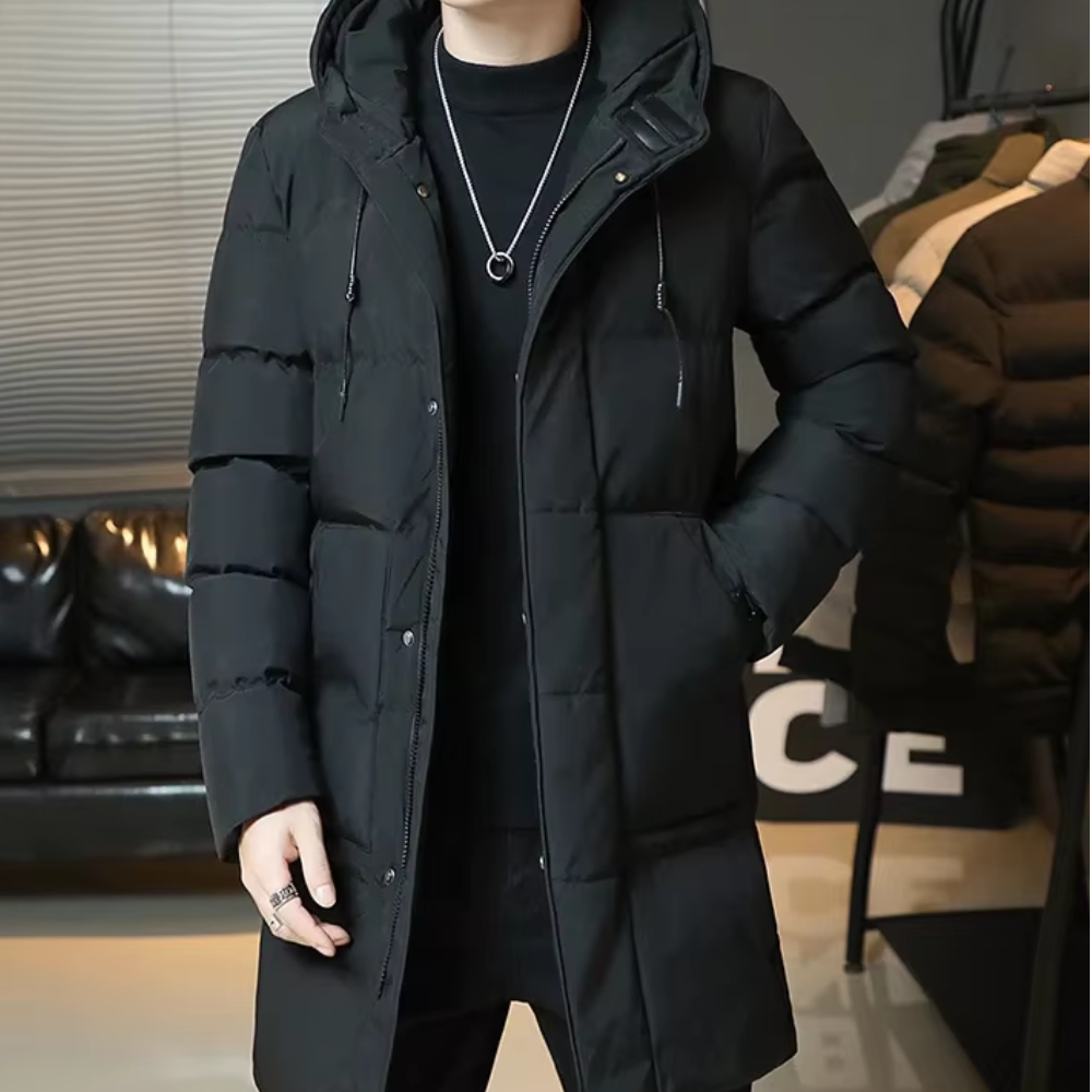 Adrien™ | Elegant Long Winter Coat for Men
