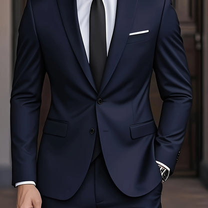 EliteGent™ 2-Piece Men's Suit Set