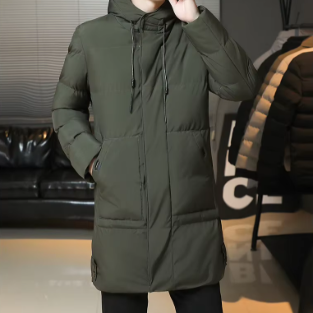 Adrien™ | Elegant Long Winter Coat for Men