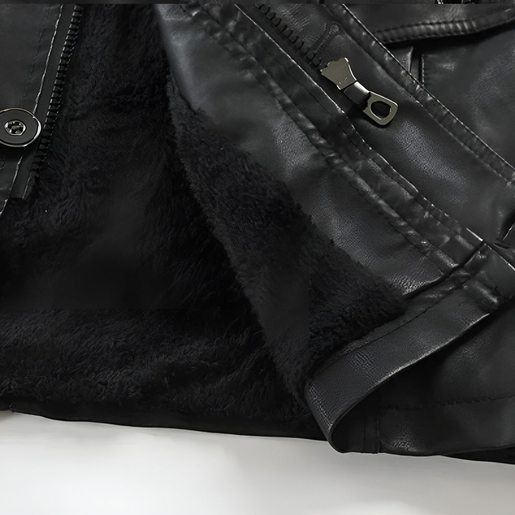 Adrien™ | Elegant Long Leather Coat for Men