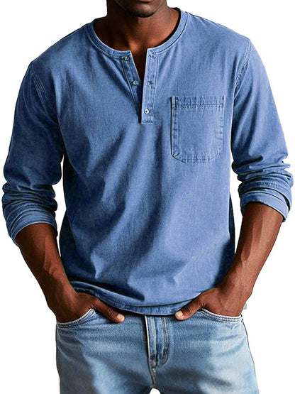 Thomas Vintage Long-Sleeve Casual Shirt