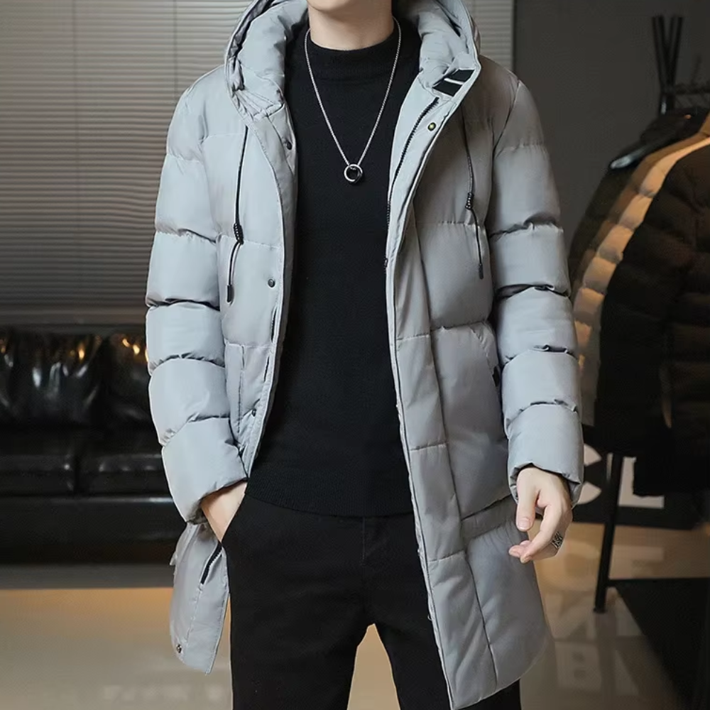 Adrien™ | Elegant Long Winter Coat for Men