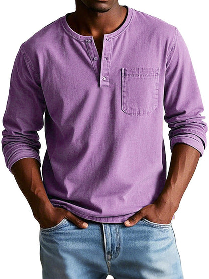 Thomas Vintage Long-Sleeve Casual Shirt