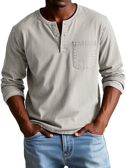 Thomas Vintage Long-Sleeve Casual Shirt