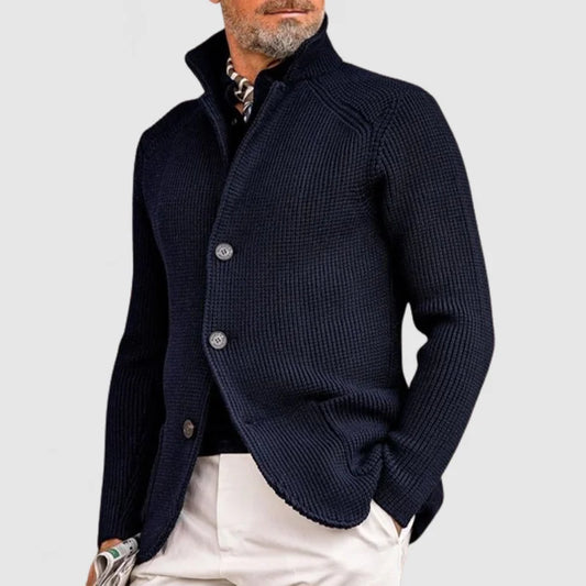 DENNIS RETRO KNITTED CARDIGAN