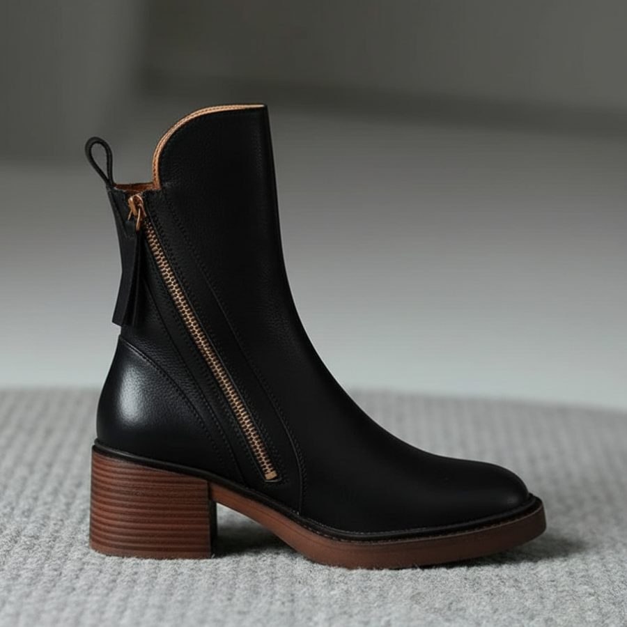 Valorine™ | Leather Ankle Boots