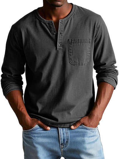 Thomas Vintage Long-Sleeve Casual Shirt