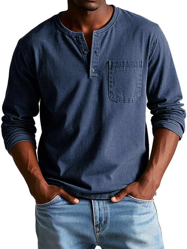 Thomas Vintage Long-Sleeve Casual Shirt