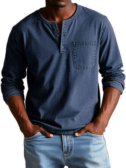 Thomas Vintage Long-Sleeve Casual Shirt