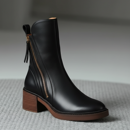 Valorine™ | Leather Ankle Boots