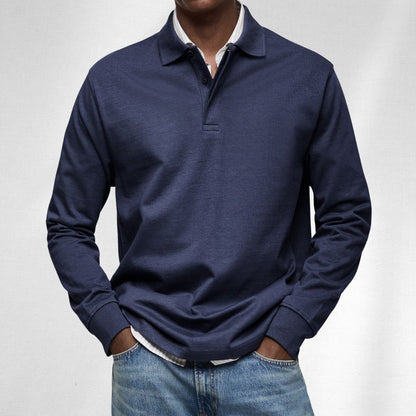 Alexandre Casual Long Sleeve Polo