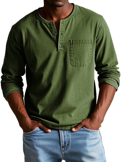 Thomas Vintage Long-Sleeve Casual Shirt