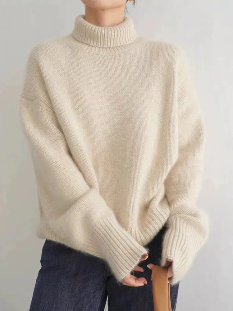 Amaya | Luxe High Neck Sweater