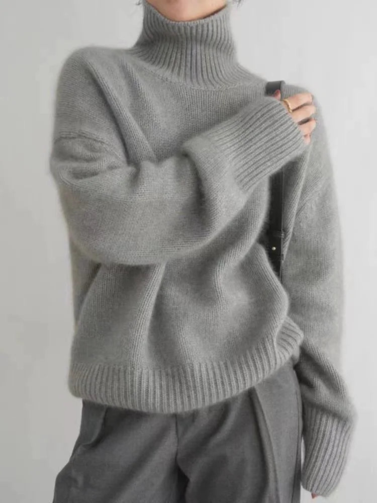 Amaya | Luxe High Neck Sweater