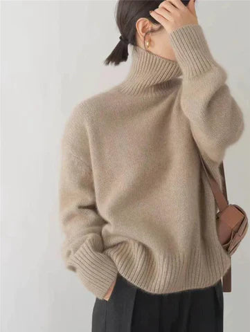 Amaya | Luxe High Neck Sweater