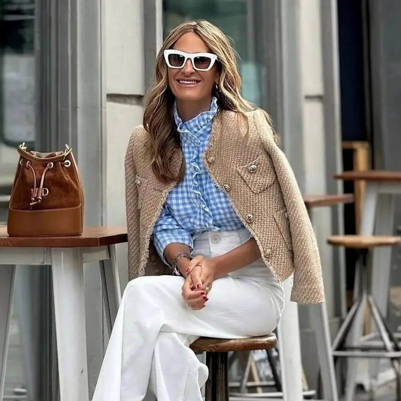 Lola™ – Elegant Tweed Jacket