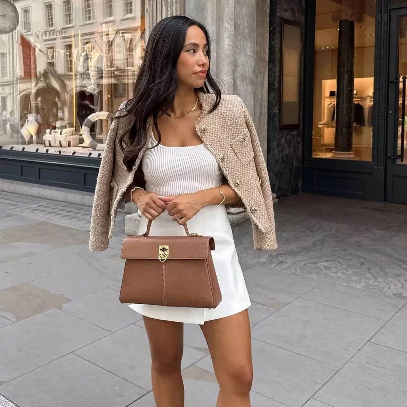 Lola™ – Elegant Tweed Jacket