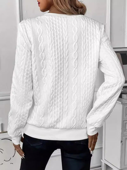 RUBY | ELEGANT QUARTER-ZIP SWEATER