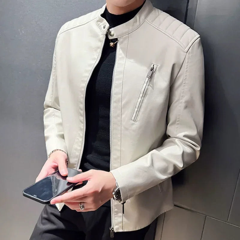 Adrien™ | Elegant Leather Jacket