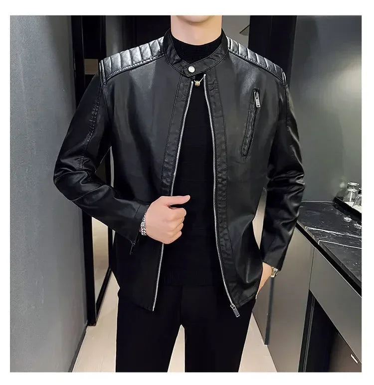Adrien™ | Elegant Leather Jacket
