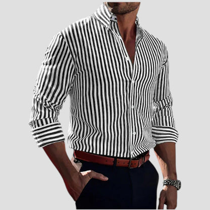 GEORGE STRIPED BUTTON SHIRT
