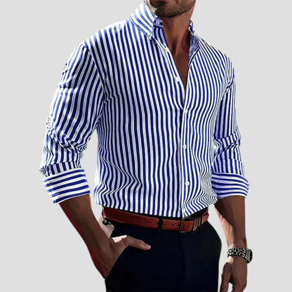 GEORGE STRIPED BUTTON SHIRT