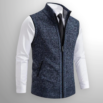 HARRISON FULL-ZIP SWEATER VEST