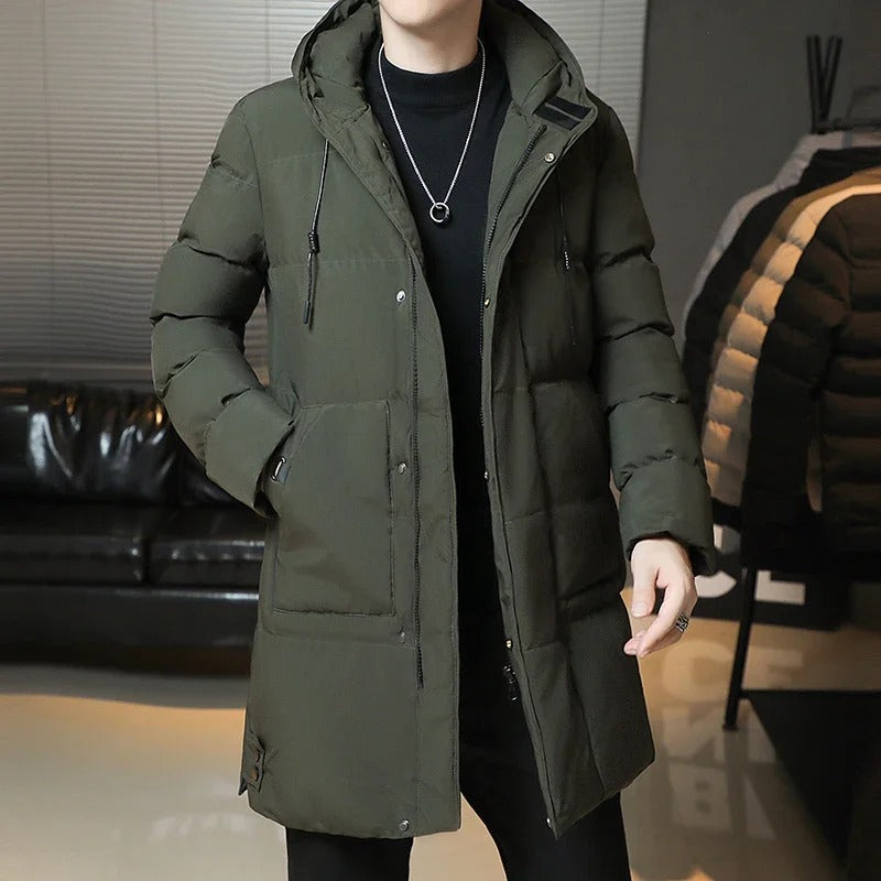 Adrien™ | Elegant Long Winter Coat for Men